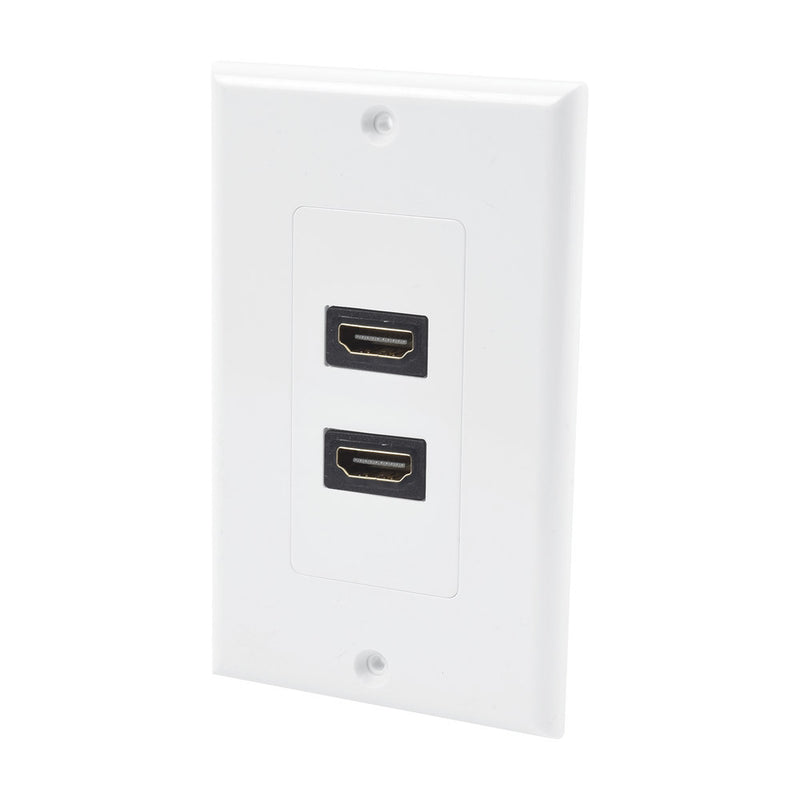 Wall Plate 2 Ports HDMI Female to Female