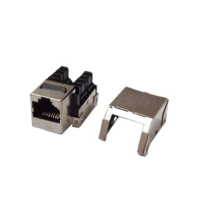Jack Keystone Module Cat5e with 110 (Punchdown), Shielded STP - Metal