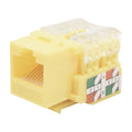 Jack 110 Category 6, for faceplate Keystone - Yellow Color