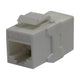 UTP Cat6 female RJ45 to RJ45 female coupler Color White