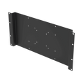 Blind Cover for 19' Rack 1 Unit.