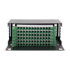 Fiber Optic Distributor, empty, 19in, Accepts 72 Adapters 'LC Duplex' or 'LC Simplex' or 48 'SC' Simplex, 4U