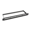 Modular Patch Panel, 24-port, 1U, with Cable Management Bar