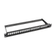 Modular Patch Panel, 24-port, 1U, with Cable Management Bar