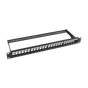 Modular Patch Panel, 24-port, 1U, with Cable Management Bar