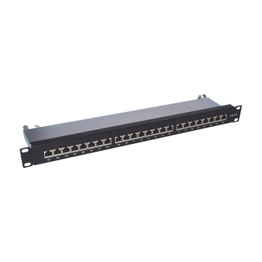 24-port Shielded Patch Panel, Cat6A