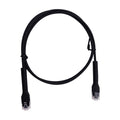 Ultra Slim Patch Cable With RJ45 Flexible UTP Cat6 - 10 m Black Small Diameter