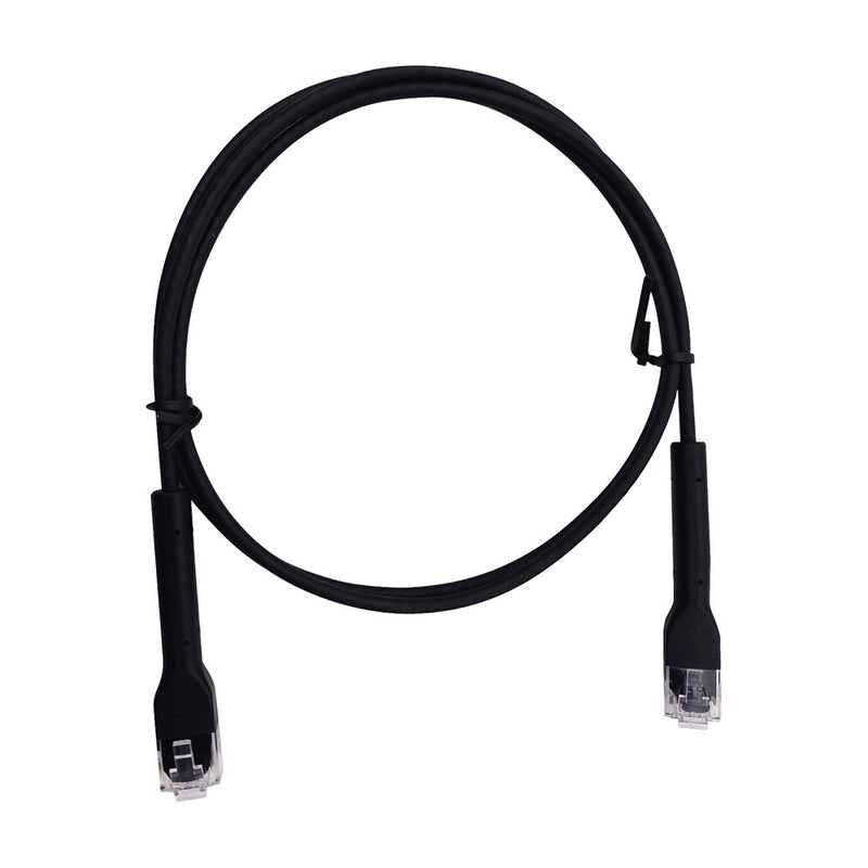 Ultra Slim Patch Cable With RJ45 Flexible UTP Cat6 - 10 m Black Small Diameter