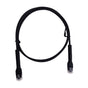 Ultra Slim Patch Cable With RJ45 Flexible UTP Cat6 - 10 m Black Small Diameter