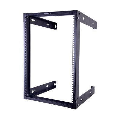 19" 16U Open Frame Rack for Wall Mounting