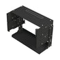 19' 5U Open Rack, Adjustable Depth 8' ~ 12' with Multiple Use Tray