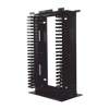 24U 4ft x 19in Professional 2-post Open Frame Steel Rack with Vertical Cable Management