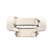Stainless Steel Buckle Tooth Type, 3/4", 100 pieces