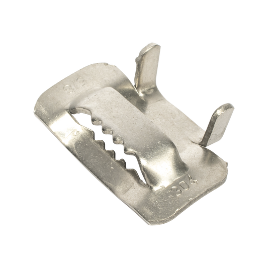 Stainless Steel Buckle Tooth Type, 5/8", 100 pieces