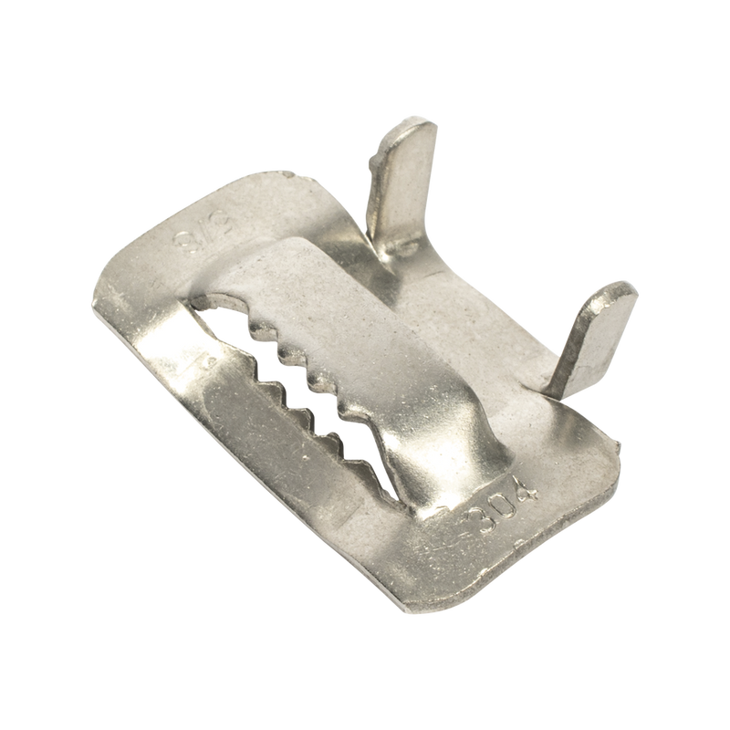 Stainless Steel Buckle Tooth Type, 5/8", 100 pieces