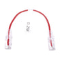 Slim Patch Cord UTP Cat6 - 0.65 ft (20 cm) Red, Reduced Diameter (28 AWG)