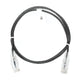 Slim Patch Cord UTP Cat6 3 ft Black 28 AWG