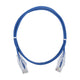 Slim Patch Cord UTP Cat6 - 3.28 ft (1 m) Blue, Reduced Diameter (28 AWG)