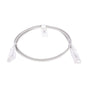 Slim Patch Cord UTP Cat6 3 ft Gray 28 AWG