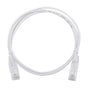 Slim Patch Cord UTP Cat6 - 3.28 ft (1 m) White, Reduced Diameter (28 AWG)