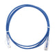 Slim Patch Cord UTP Cat6 5 ft Blue 28 AWG