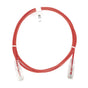 Slim Patch Cord UTP Cat6 5 ft Red 28 AWG