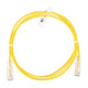 Slim Patch Cord UTP Cat6 5 ft Yellow 28 AWG