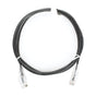 Slim Patch Cord UTP Cat6 7 ft Black 28 AWG