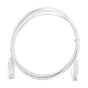 Slim Patch Cord UTP Cat6 7 ft White 28 AWG