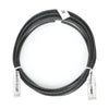 Slim Patch Cord UTP Cat6 10 ft Black 28 AWG