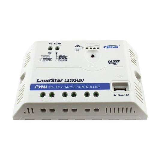 PWM Solar Charge Controller 12/24V 20A with USB Output Port
