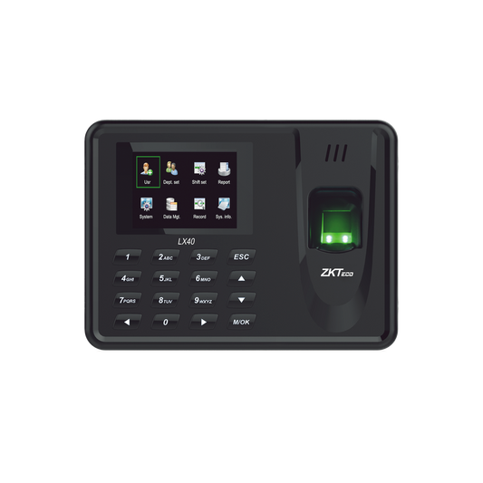 Fingerprint Reader with Keypad for Assistance Control, 500 Users, Generates Excel Reports