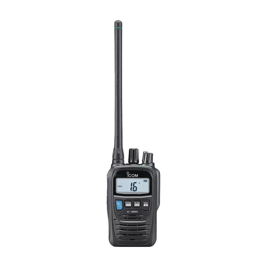 Intrinsically safe marine VHF MIL-810 G, 6W, Frequency Tx 156.025-157.425 MHz / Rx 156.050-163.275 MHz, Waterproof IPX8, AquaQuake™