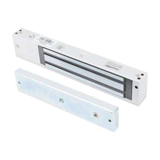 Single Door Magnetic Lock 600Lb / Anti-Residual Magnetism Design / Lock Status sensor / LED ultra bright