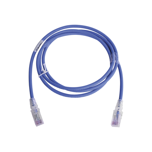 Patch Cord MC6 Modular Cat6 UTP, CM/LS0H, 5ft, Blue Color