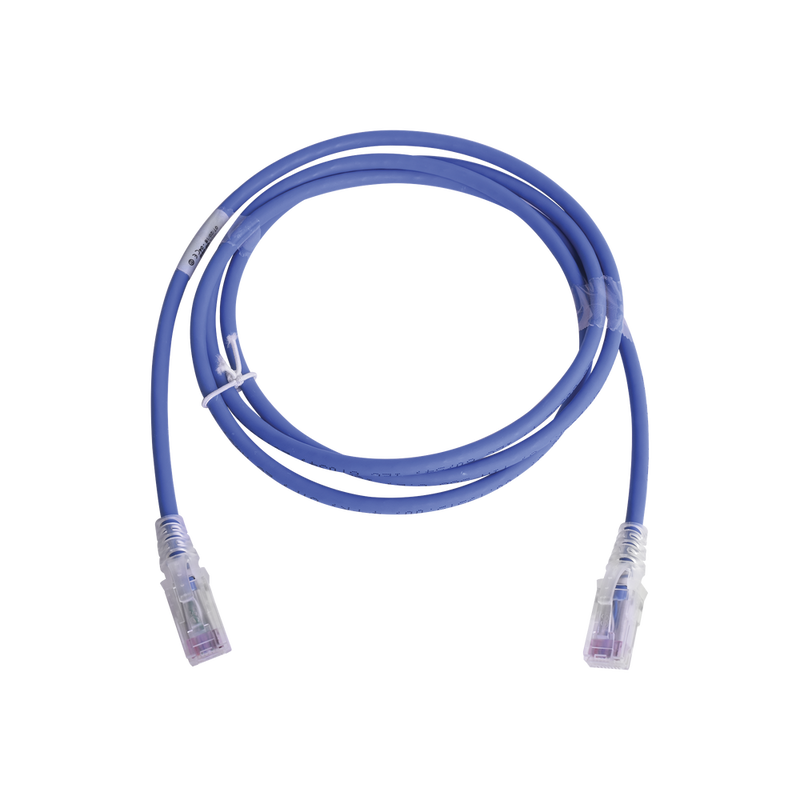 Patch Cord MC6 Modular Cat6 UTP, CM/LS0H, 5ft, Blue Color