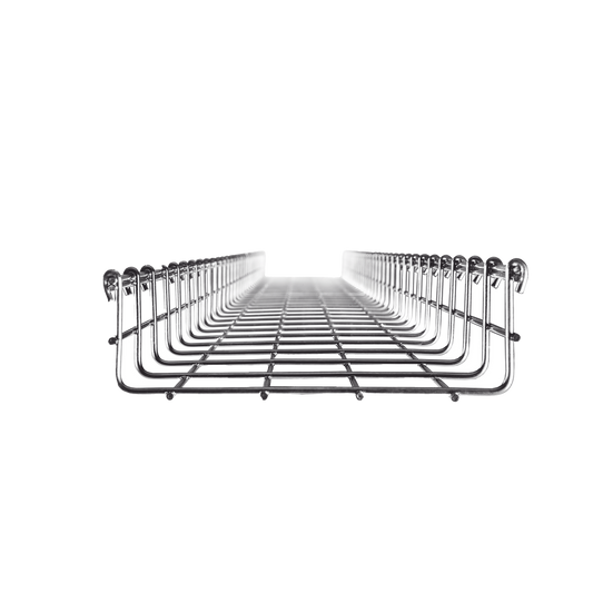 Zinc Electro-plated Mesh Tray Section 9.84ft (3m), 2.13'/7.87' (54/200mm) Width