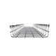 Zinc Electro-plated Mesh Tray Section 9.84ft (3m), 2.13'/7.87' (54/200mm) Width