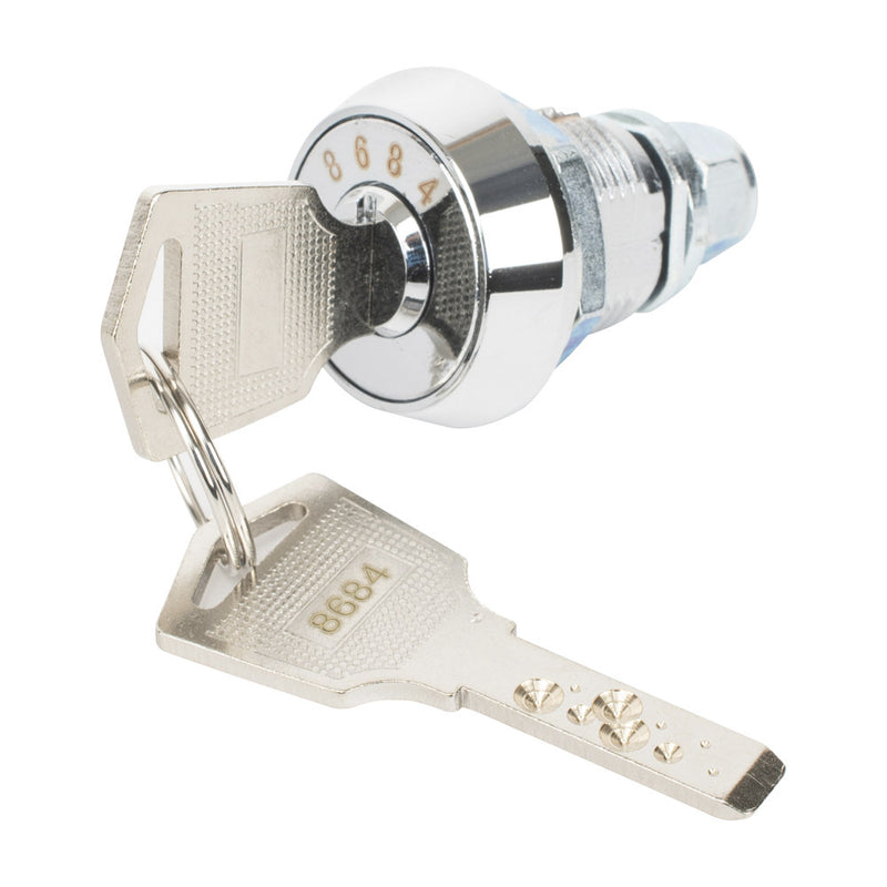 Replacement Cam Lock with Key for Metallic Cabinets