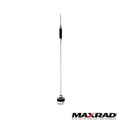 UHF Mobile Antenna, Adjustable Field, 406-430 MHz, 5 dBi, 200 W, 31.8 in Max Length
