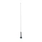 VHF/UHF Mobile Antenna, Frequency Range 132-512 MHz, Unit Gain, 150 W, 24 MHz, 21.6 in  Maximum Length