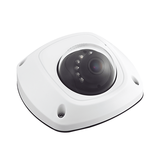 4 Megapixel IP Mini Dome H264+ / Built-in Microphone / IR up to 32.8ft /  Fixed Lens 2.8mm / Vandal proof IK10 / IP66 / WDR / 3D DNR