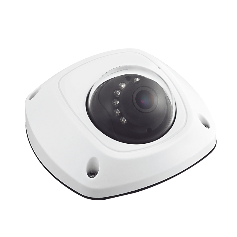 4 Megapixel IP Mini Dome H264+ / Built-in Microphone / IR up to 32.8ft /  Fixed Lens 2.8mm / Vandal proof IK10 / IP66 / WDR / 3D DNR