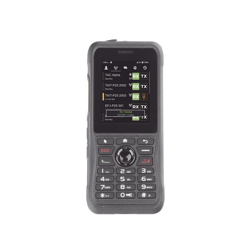 4G LTE PoC Radio with 2.4' Touch Screen + 12 Month License for NXRADIOTERMINAL