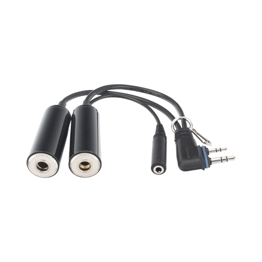 Headset adapter cable for Airband Radios