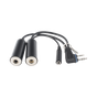 Headset adapter cable for Airband Radios