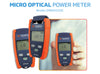 Micro Optical Power Meter with Visual Fault Locator, universal 2.5 mm input (for SC, ST and FC connectors)