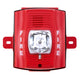 Red 2-wire Outdoor Horn Strobe with Selectable Strobe Settings