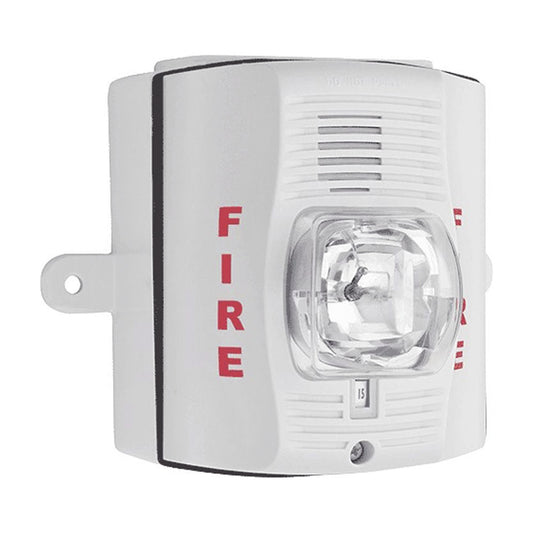 Outdoor Horn Strobe / 2 Wire / Selectable Strobe Configuration / White Color