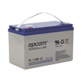 EPCOM Deep Cycle Battery 12V, 110Ah Technology for VRLA AGM Deep Cycle for Photovoltaic Applications, Terminal type M6
